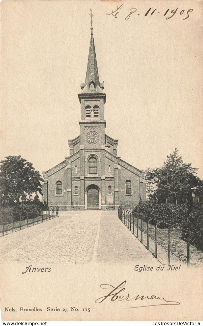 BELGIQUE - Anvers - Eglise Du Kiel - Nels - Carte Postale Ancienne - Antwerpen