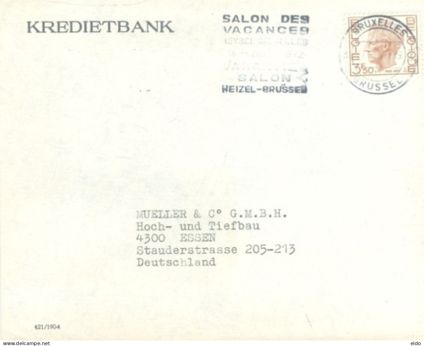 BELGIUM : 1979, STAMPS COVER TO ESSEN GERMANY. - Lettres & Documents