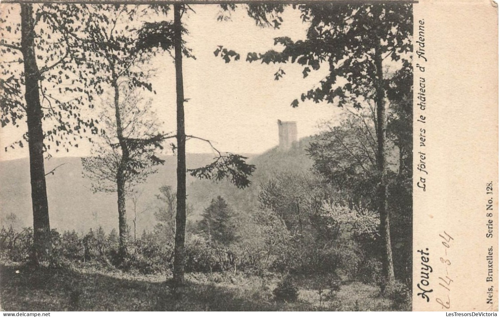 BELGIQUE - Houyet - La Forêt Vers Le Château D'Ardenne - Carte Postale Ancienne - Houyet