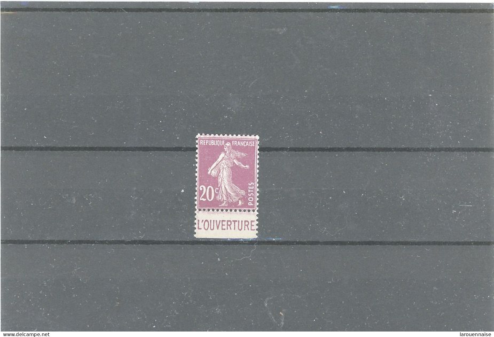 BANDES PUB -SEMEUSE CAMEE -N°190 C ( Type VI) - N** " L'OUVERTURE " (Maury 129) -LA POSTE (CCP) - Unused Stamps