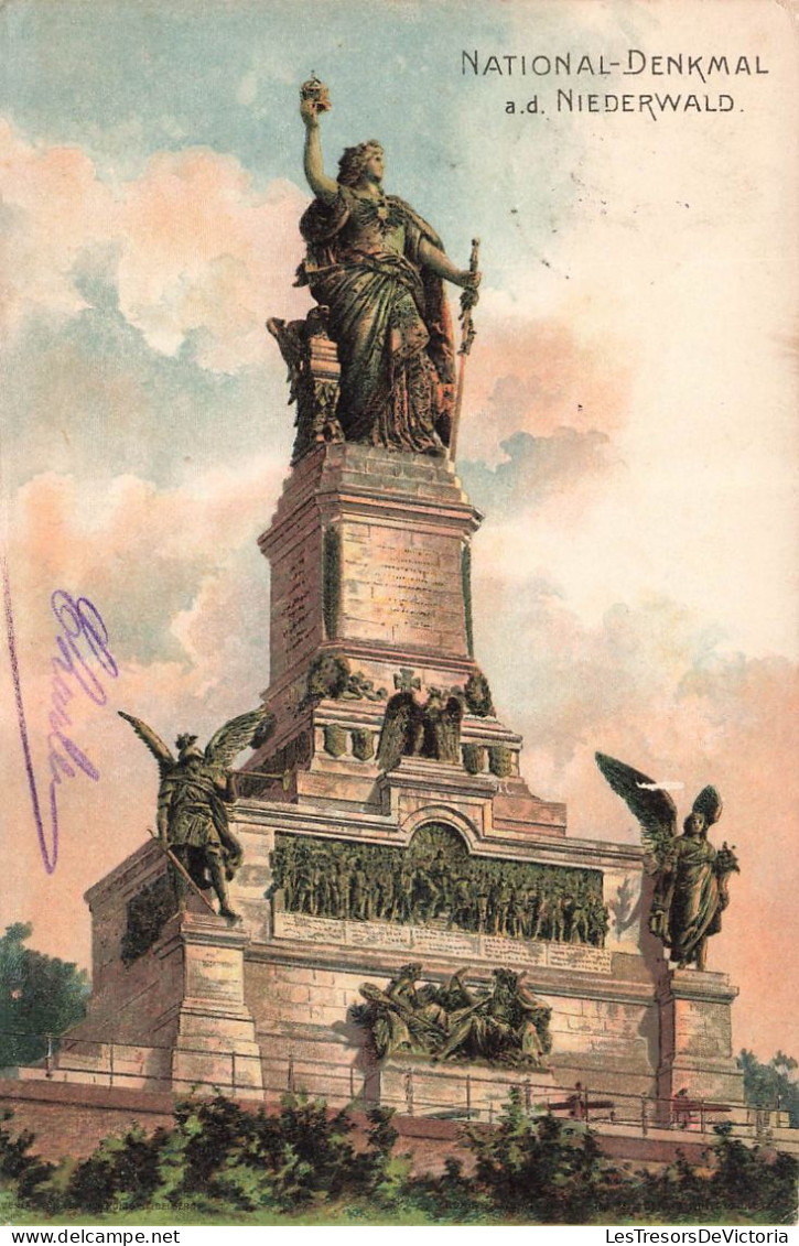 SUISSE - National Denkmal - A D Niederwald - Monument - Colorisé - Carte Postale Ancienne - Niederwald