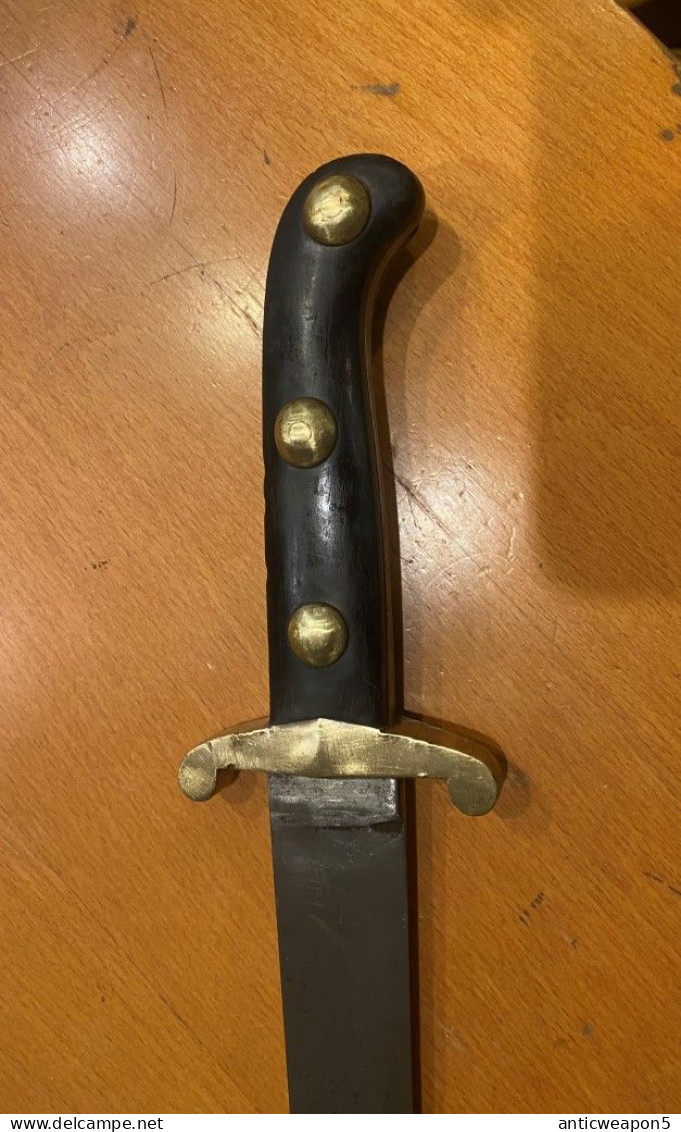 Épée De Sapeur. Suisse. M1842-1852 (T428) Fabricant : E.HORSTER SOLINGEN. Sur La Croix 2030. - Armes Blanches