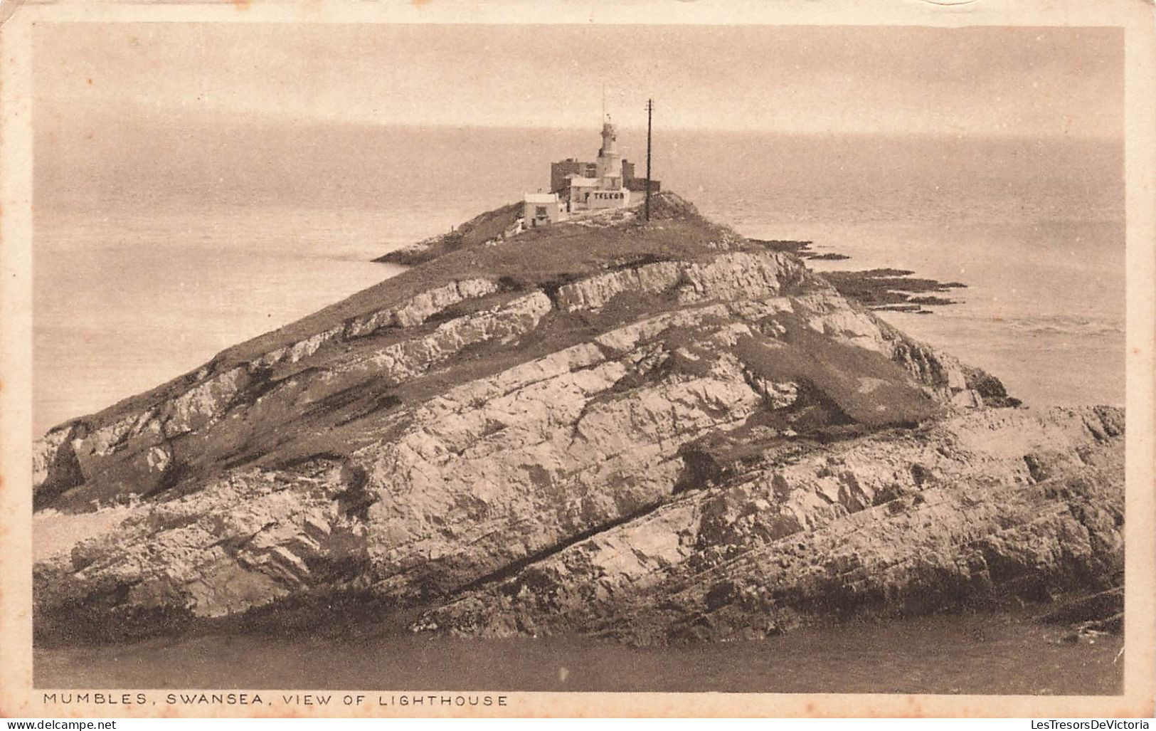 ROYAUME UNI - Glamorgan - Mumbles - Swansea - View Of Lighthouse - Carte Postale Ancienne - Glamorgan