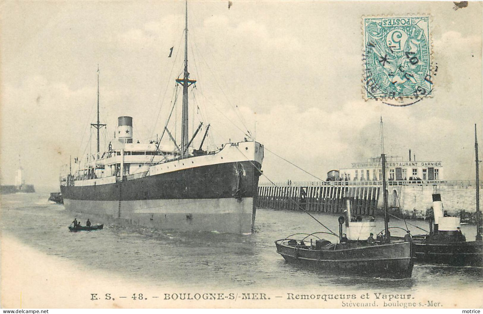 BOULOGNE SUR MER - Remorqueurs Et Vapeur. - Schlepper