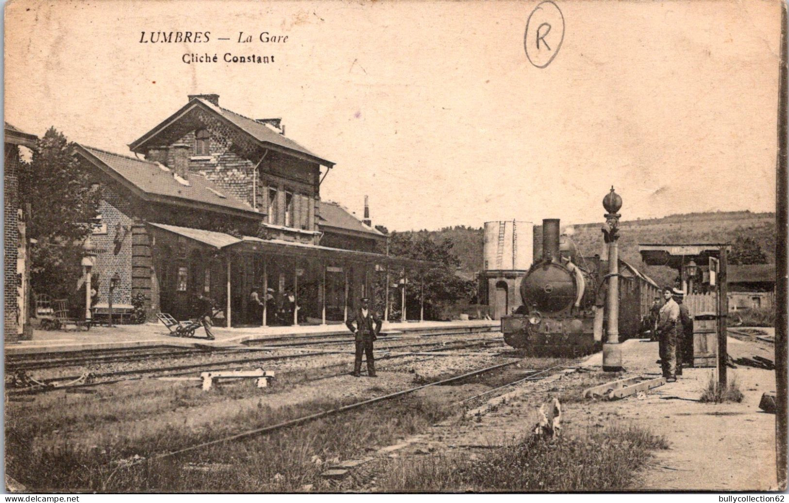 CPA - SELECTION  -  LUMBRES  -  La Gare. - Lumbres