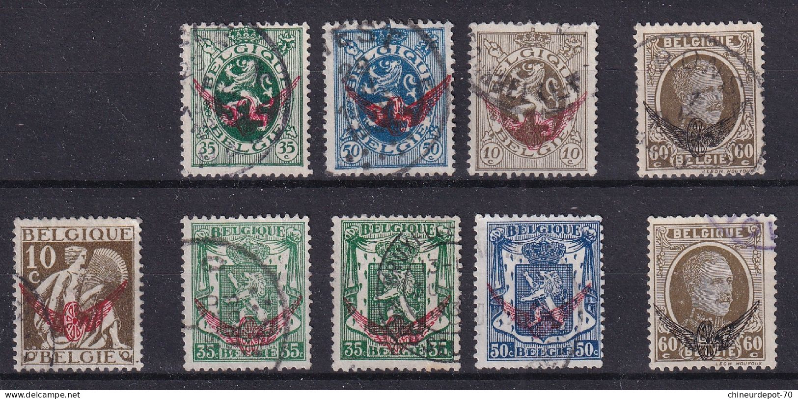 Timbres Belge De Service - Oblitérés