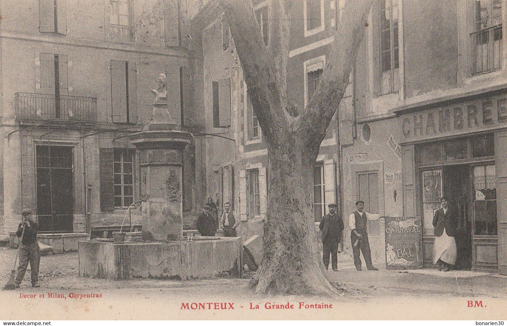 CPA 84 MONTEUX LA GRANDE FONTAINE - Monteux