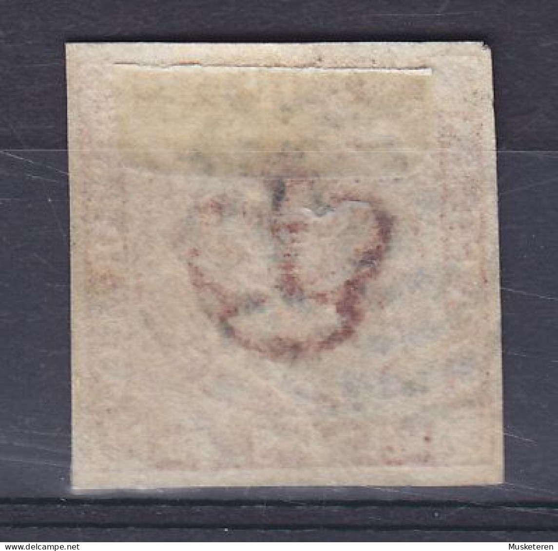 Denmark 1858 Mi. 7a, 4 Skilling Kroninsignien Im Lorbeerkranz Deluxe Number '168' KARREBÆKSMINDE Cancel (2 Scans) - Used Stamps