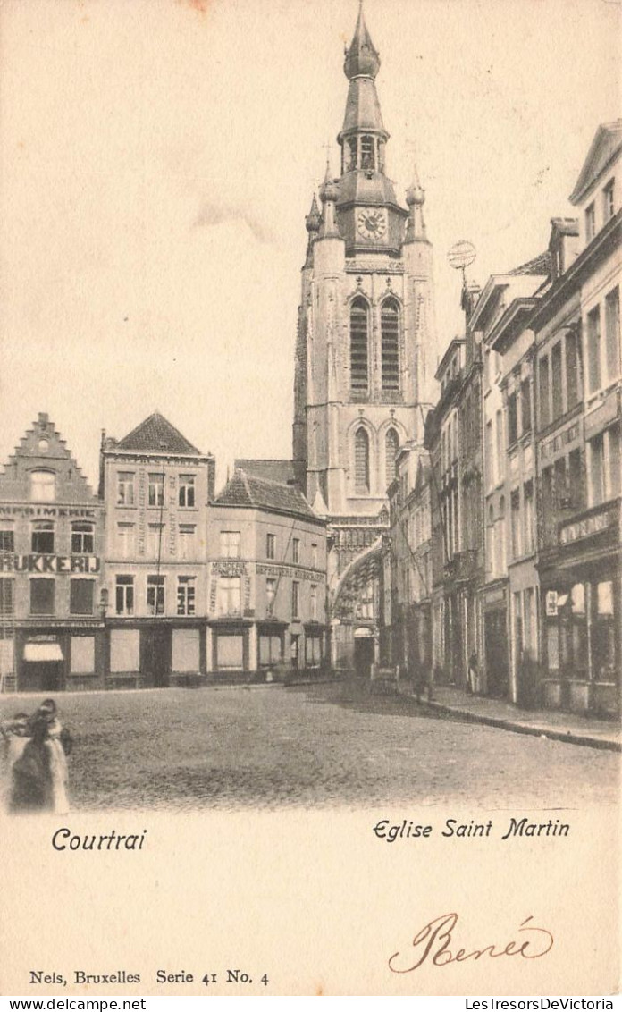 BELGIQUE - Courtrai - Eglise Saint Martin - Carte Postale Ancienne - Andere & Zonder Classificatie