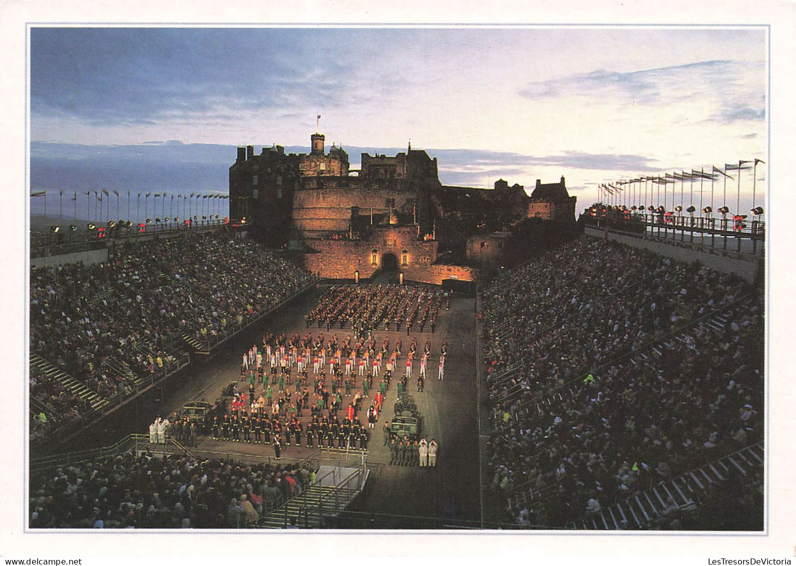 ROYAUME-UNI - Ecosse - Edinburgh - The Castle Esplanade - Carte Postale Ancienne - Midlothian/ Edinburgh