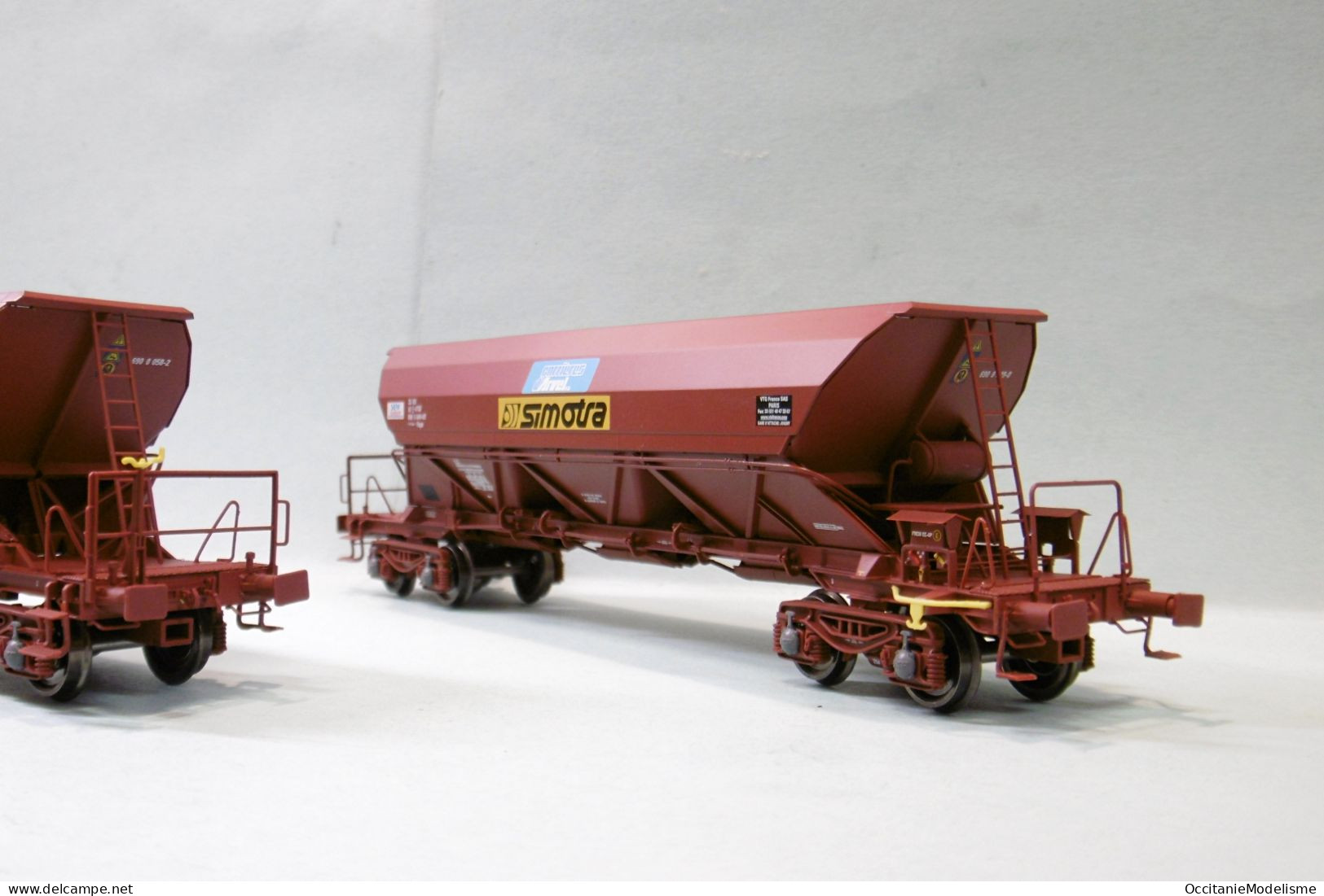 REE - Coffret 3 WAGONS TREMIES EX SIMOTRA Ep. IV-V SNCF Réf. WB-576 Neuf NBO HO 1/87 - Vagoni Merci