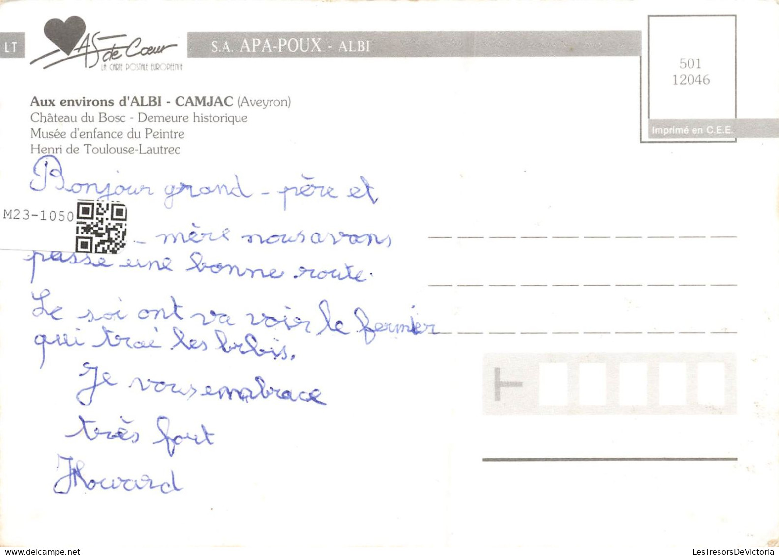 FRANCE - Aux Environs D'Albi - Château Du Bosc - Musée D'enfance Du Peintre - Henri De Toulouse-Lautrec - Carte Postale - Albi