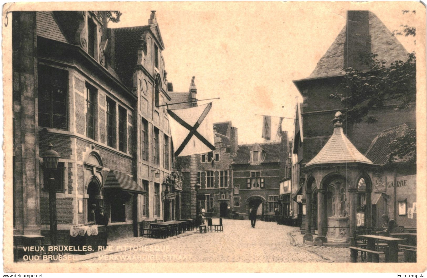 CPA Carte Postale Belgique Bruxelles Vieux Bruxelles Rue Pittoresque 1938 VM74416 - Lanen, Boulevards