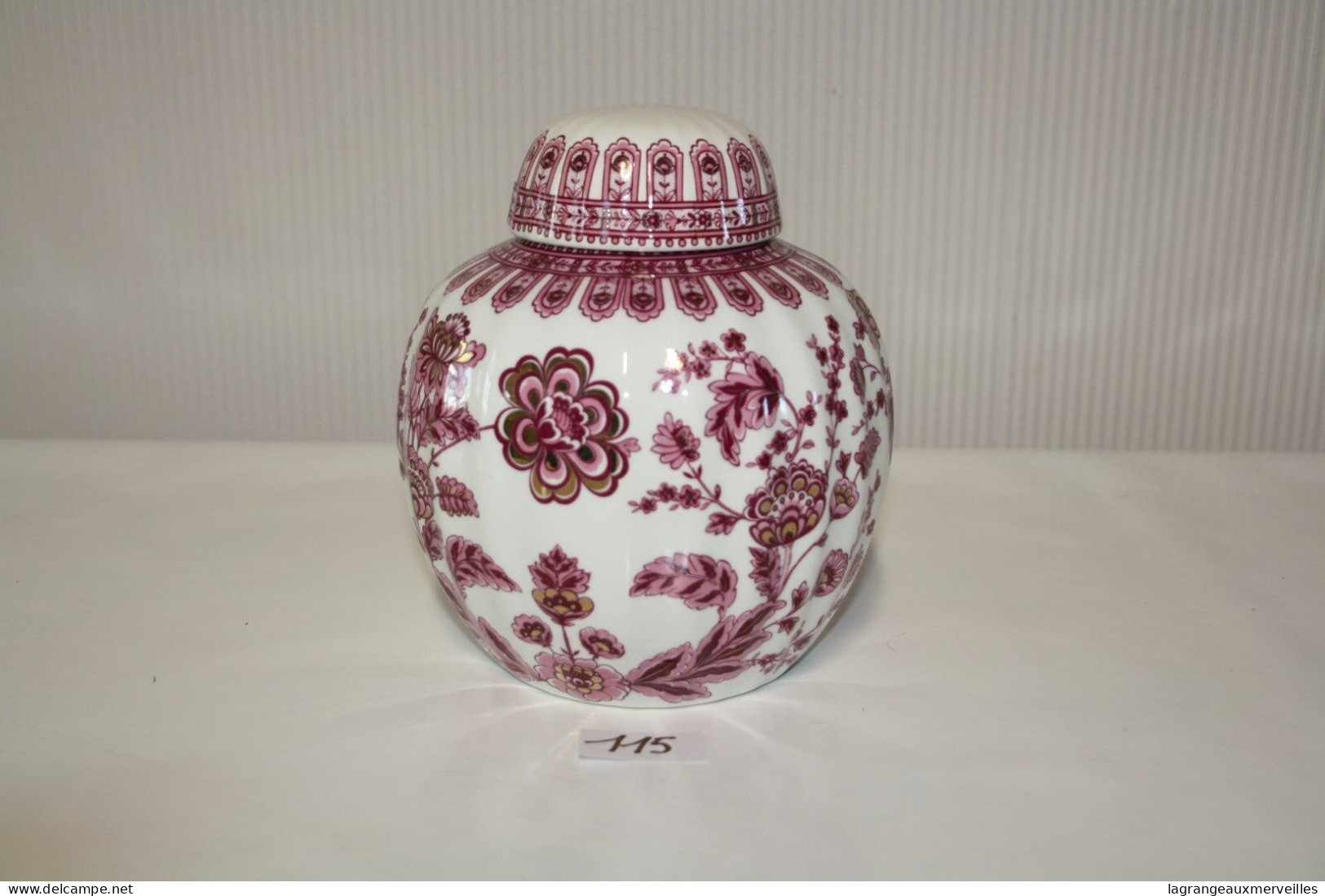 C115 Grand Vase Made In Italy H 20 Cm Avec Cachet - Unclassified