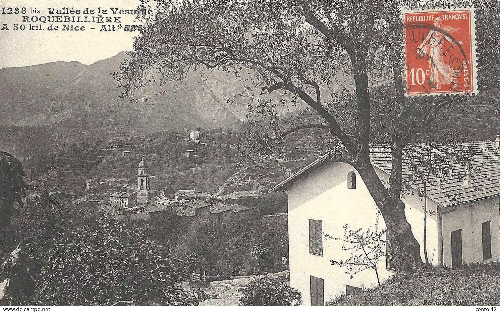 06 ROQUEBILLIERE N° 1238bis  VALLEE DE LA VESUBIE ALPES MARITIMES - Roquebilliere