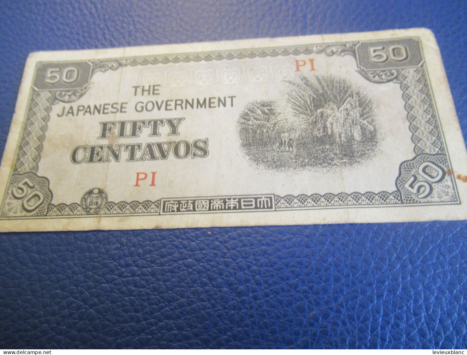 Japanese Government/ Fifty Centavos/Philippines/Occupation Japonaise/ Plantation Bananiers/1942    BILL221bis - Giappone