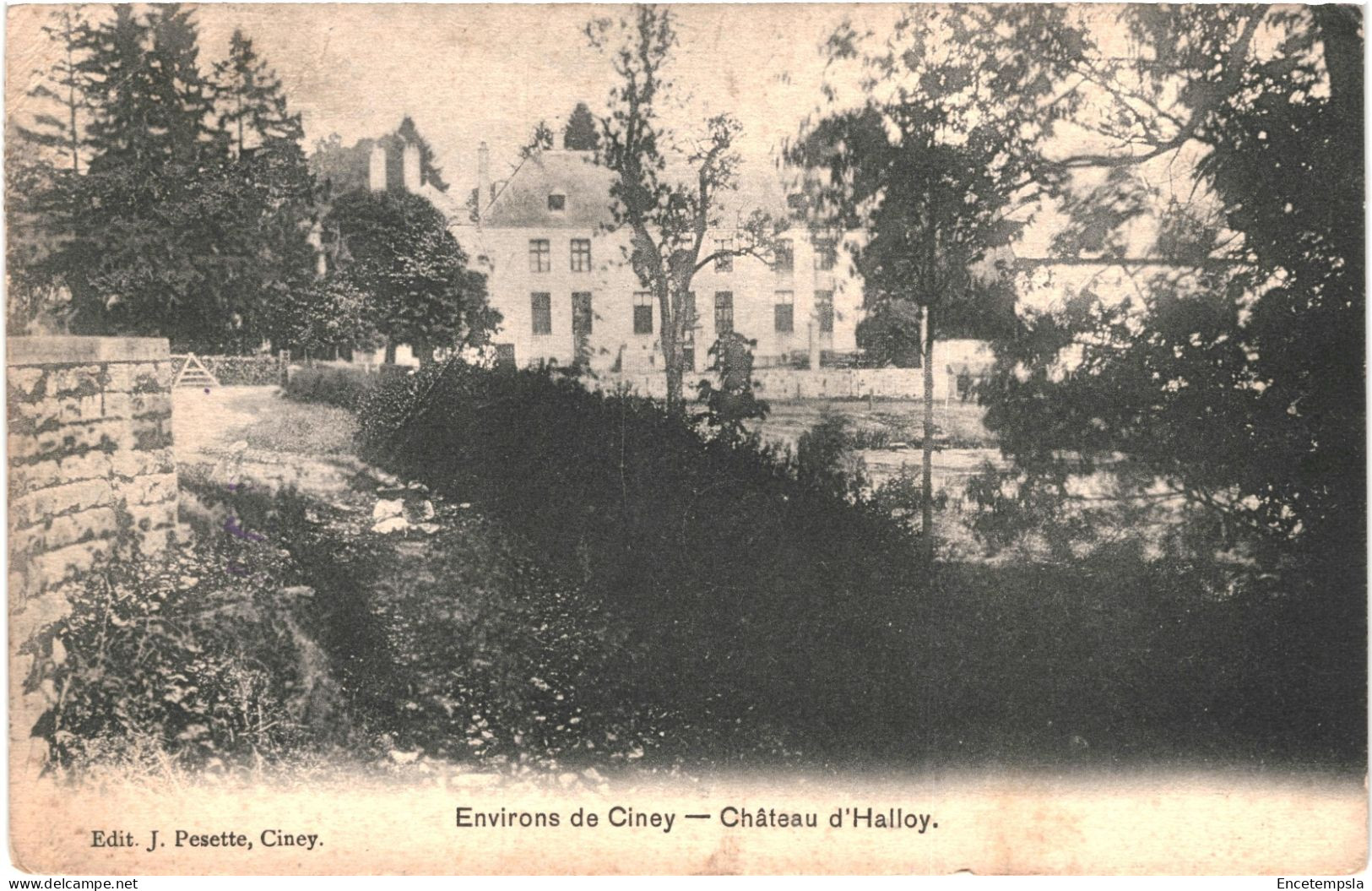 CPA Carte Postale Belgique Ciney Environs Château D'Halloy 1911 VM74418ok - Ciney