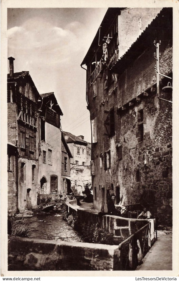 FRANCE - Figeac - Vue Sur La Rue Du Canal - Carte Postale Ancienne - Figeac