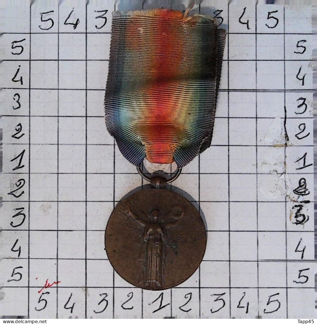 Médaille > Grande Guerre Pour La Civilisation 1914 1918 > Réf:Cl Belge  Pl 1/ 3 - Belgique