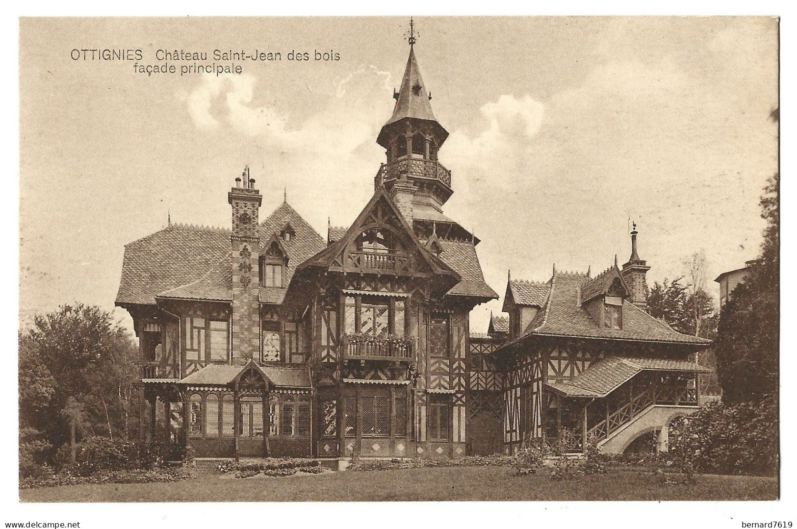 Belgique  -ottignies  - Chateau Saint Jean Des Bois - Facade Principale - Ottignies-Louvain-la-Neuve