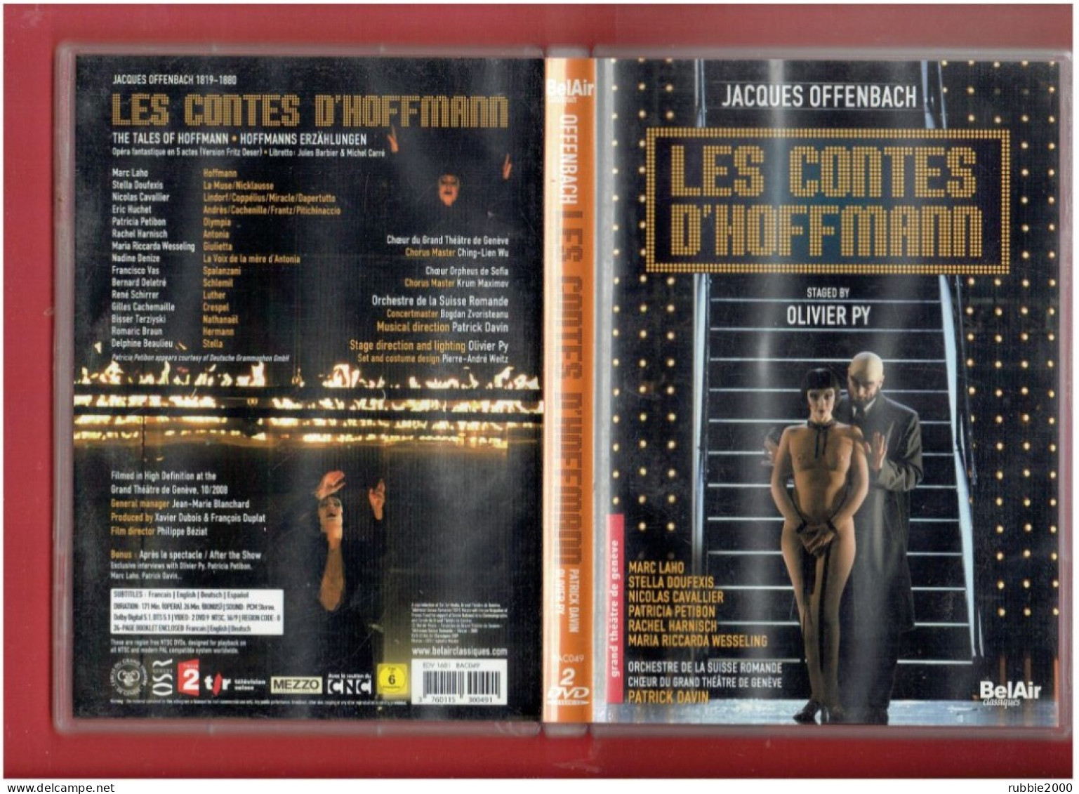 LES CONTES D HOFFMANN JACQUES OFFENBACH OPERA FANTASTIQUE OLIVIER PY PATRICIA PETIBON MARC LAHO STELLA DOUFEXIS - Concert En Muziek