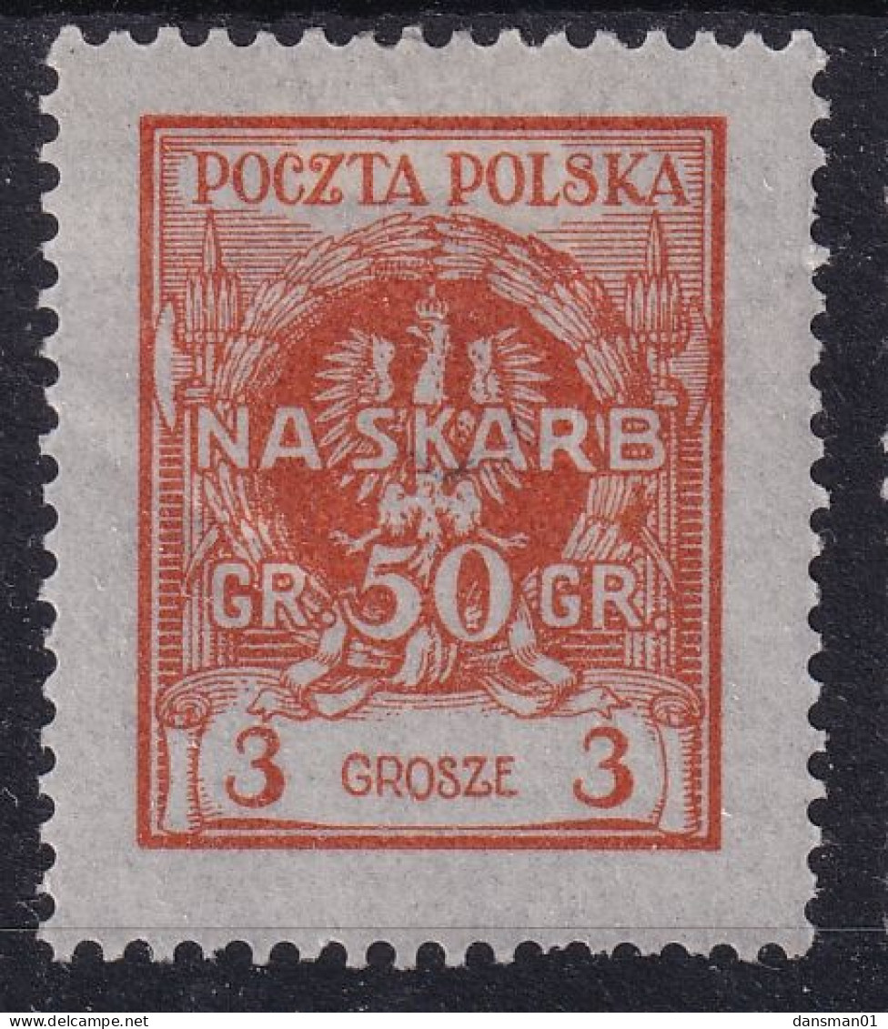 POLAND 1925 Na Skarb Fi 196  Mint Hinged - Nuevos