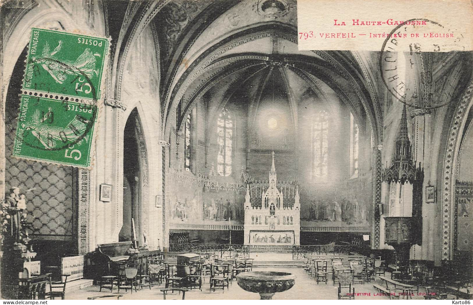 Verfeil * Intérieur De L'église Du Village - Verfeil