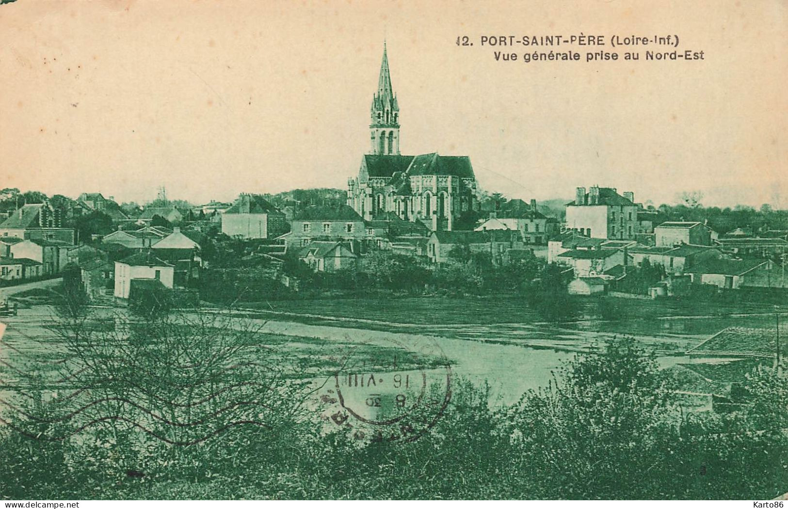 Port St Père * Vue Générale Du Village , Prise Du Nord Est - Aigrefeuille-sur-Maine