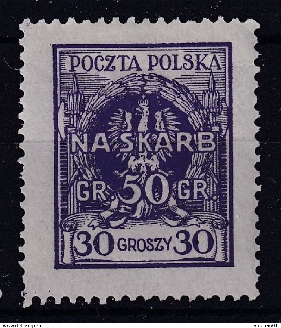 POLAND 1925 Na Skarb Fi 202  Mint Hinged - Neufs