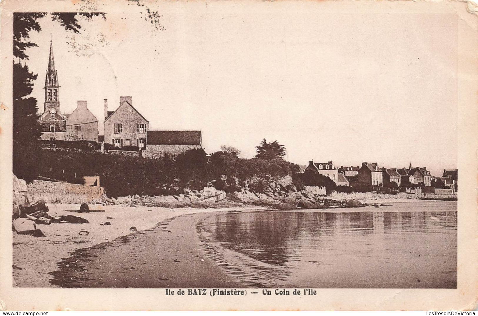 FRANCE - Ile De Batz (Finistère) - Un Coin De L'Ile - Bords De Mer - Carte Postale Ancienne - Ile-de-Batz