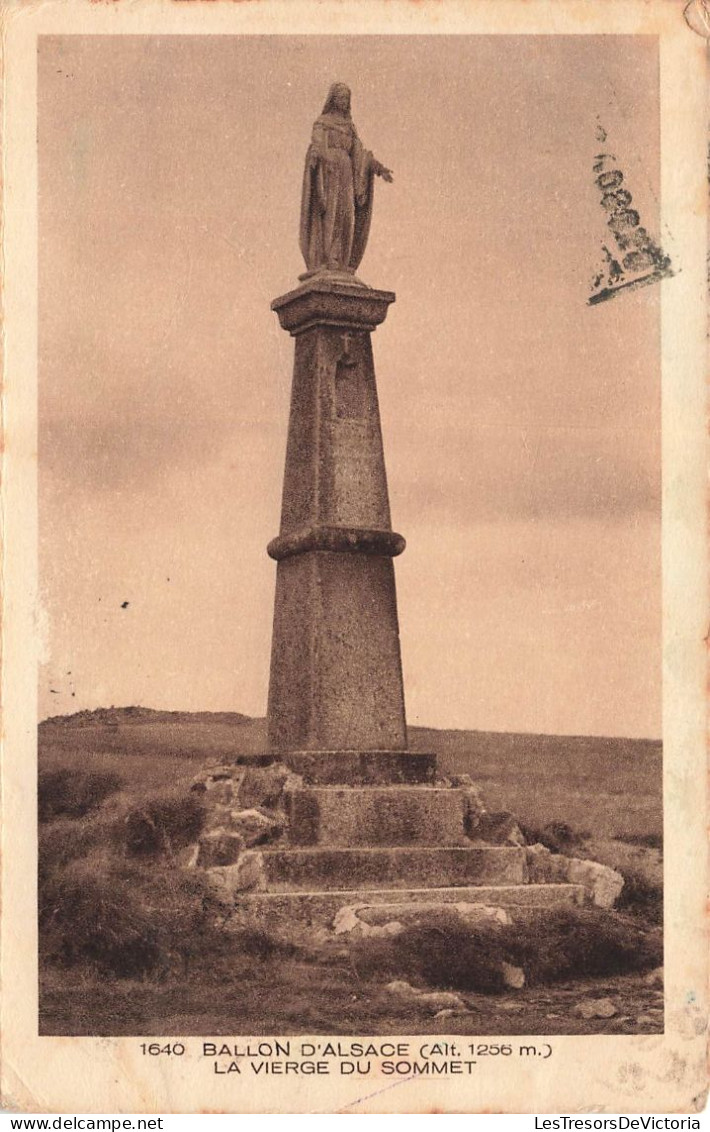 FRANCE - Ballon D'Alsace (Alt 1256m) - La Vierge Du Sommet - Carte Postale Ancienne - Altri & Non Classificati