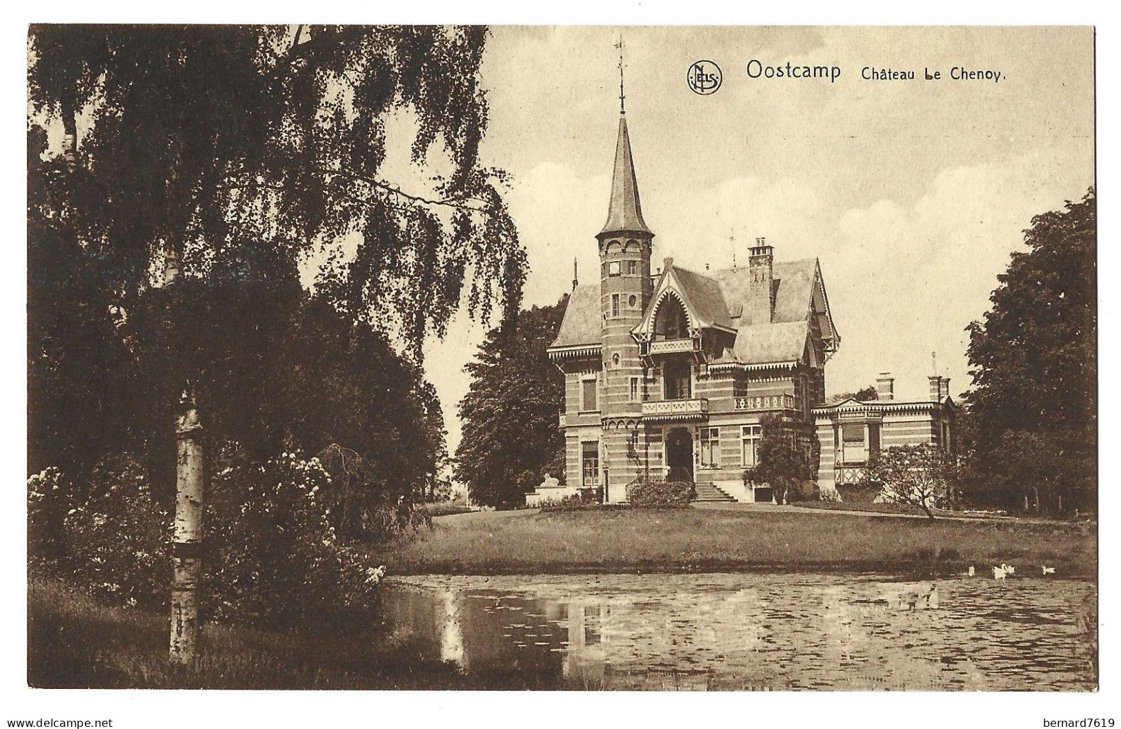Belgique  - Oostcamp  - Oostkamp -  Chateau  Le Chenoy - Ecris Et Signe Par Le Proprietaire Du Lieu - Oostkamp