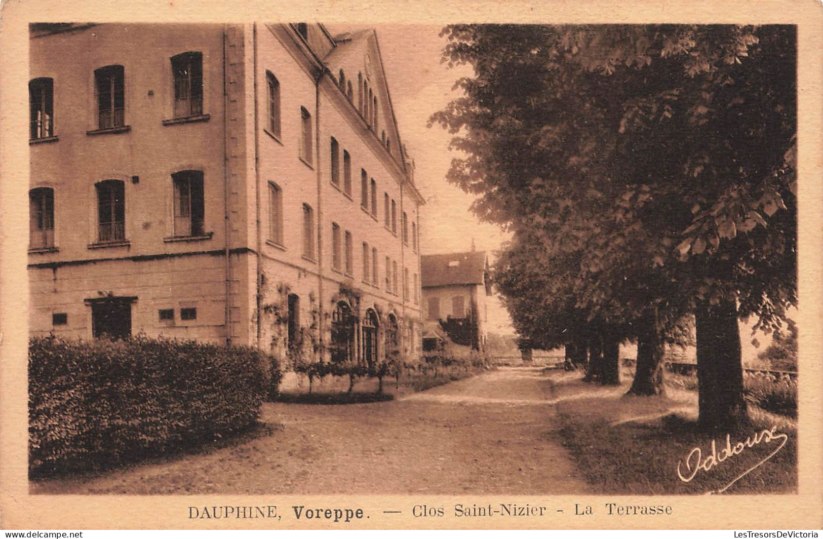 FRANCE - Uriage - Voreppe - Clos Saint-Nizier - La Terrasse - Carte Postale Ancienne - Thionville