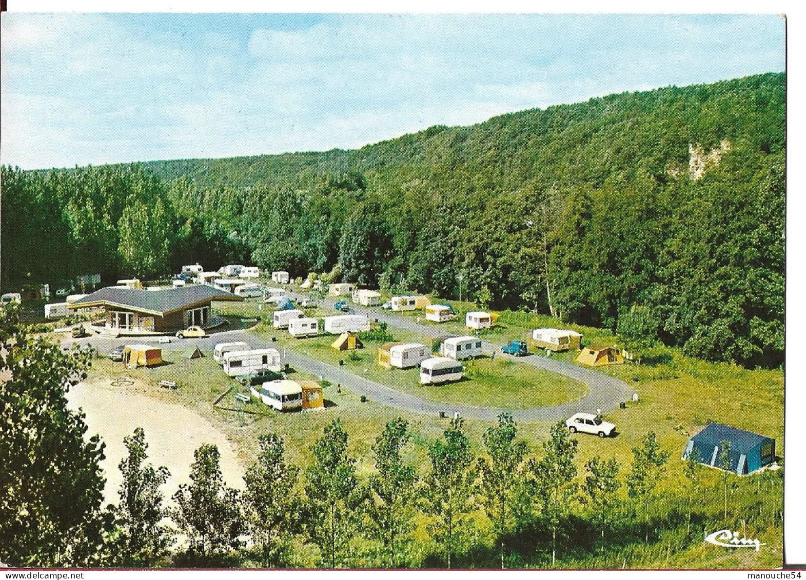 CPSM DE SAINT BENOIT LE CAMPING - Saint Benoît