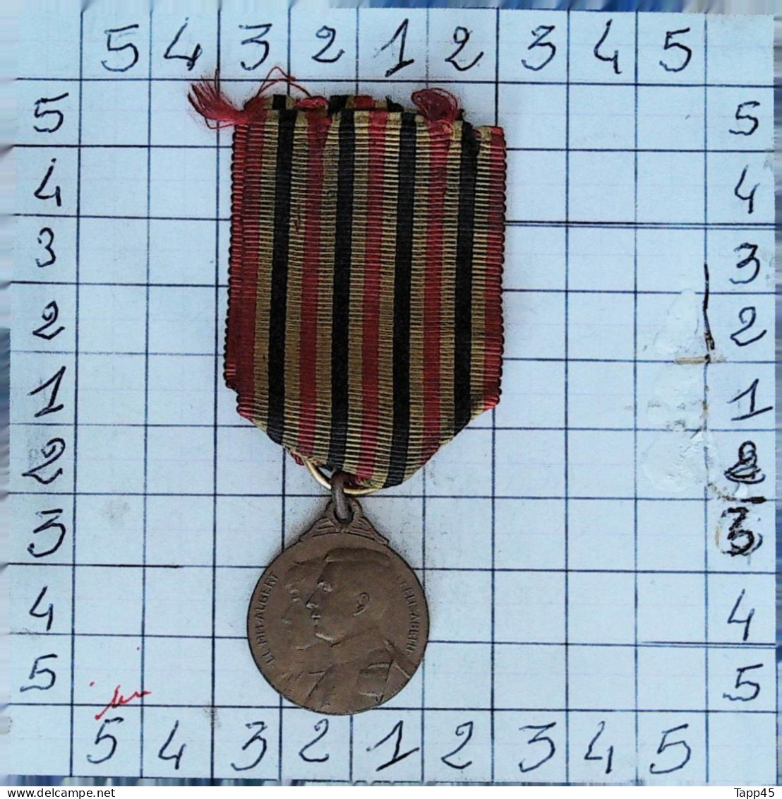 Médaille > Albert Et Élisabeth > Gloire Et Honneur  >  Réf:Cl Belge  Pl 6/ 1 - Bélgica