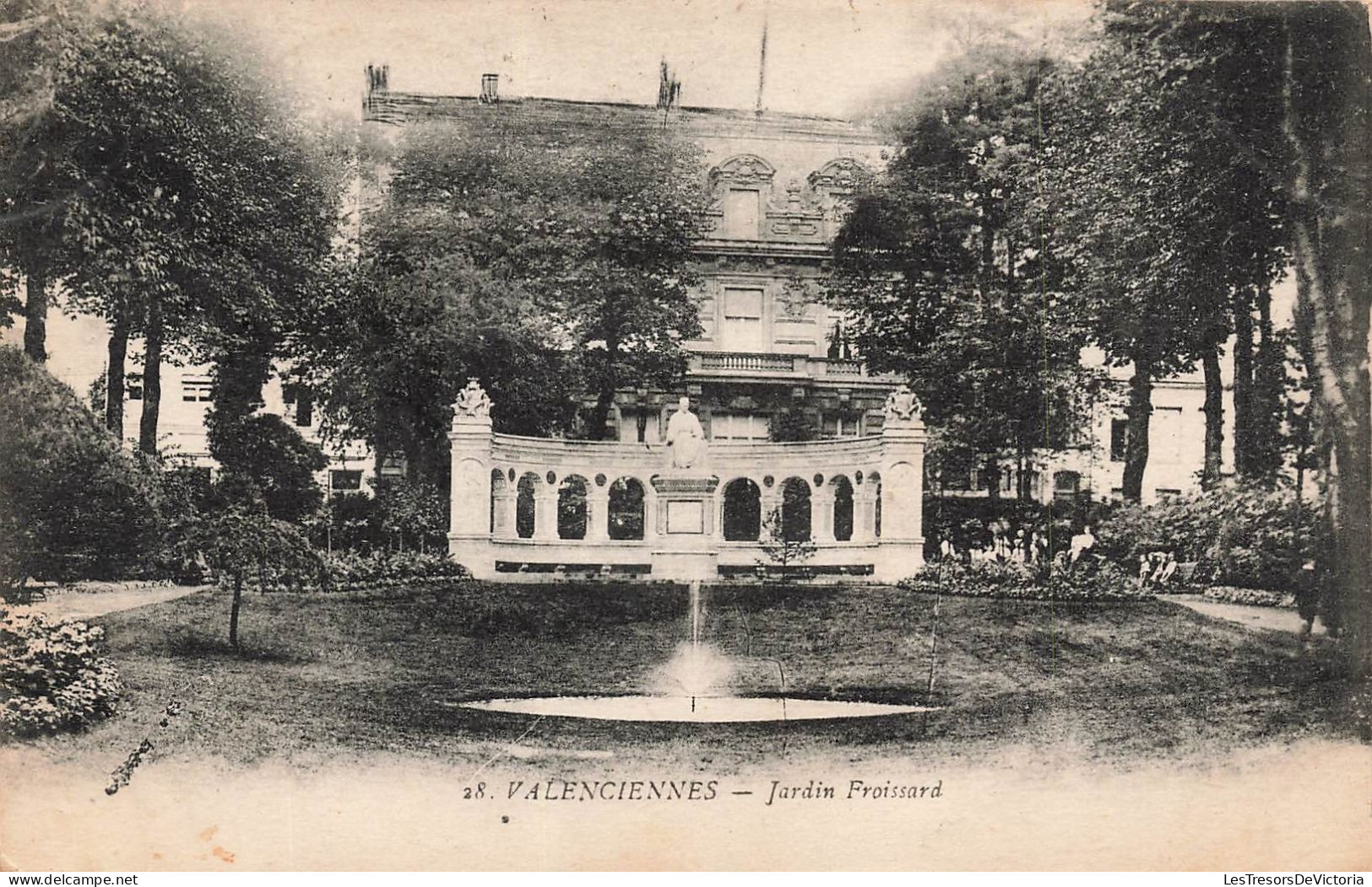 FRANCE - Valenciennes - Jardin Froissard - Carte Postale Ancienne - Valenciennes