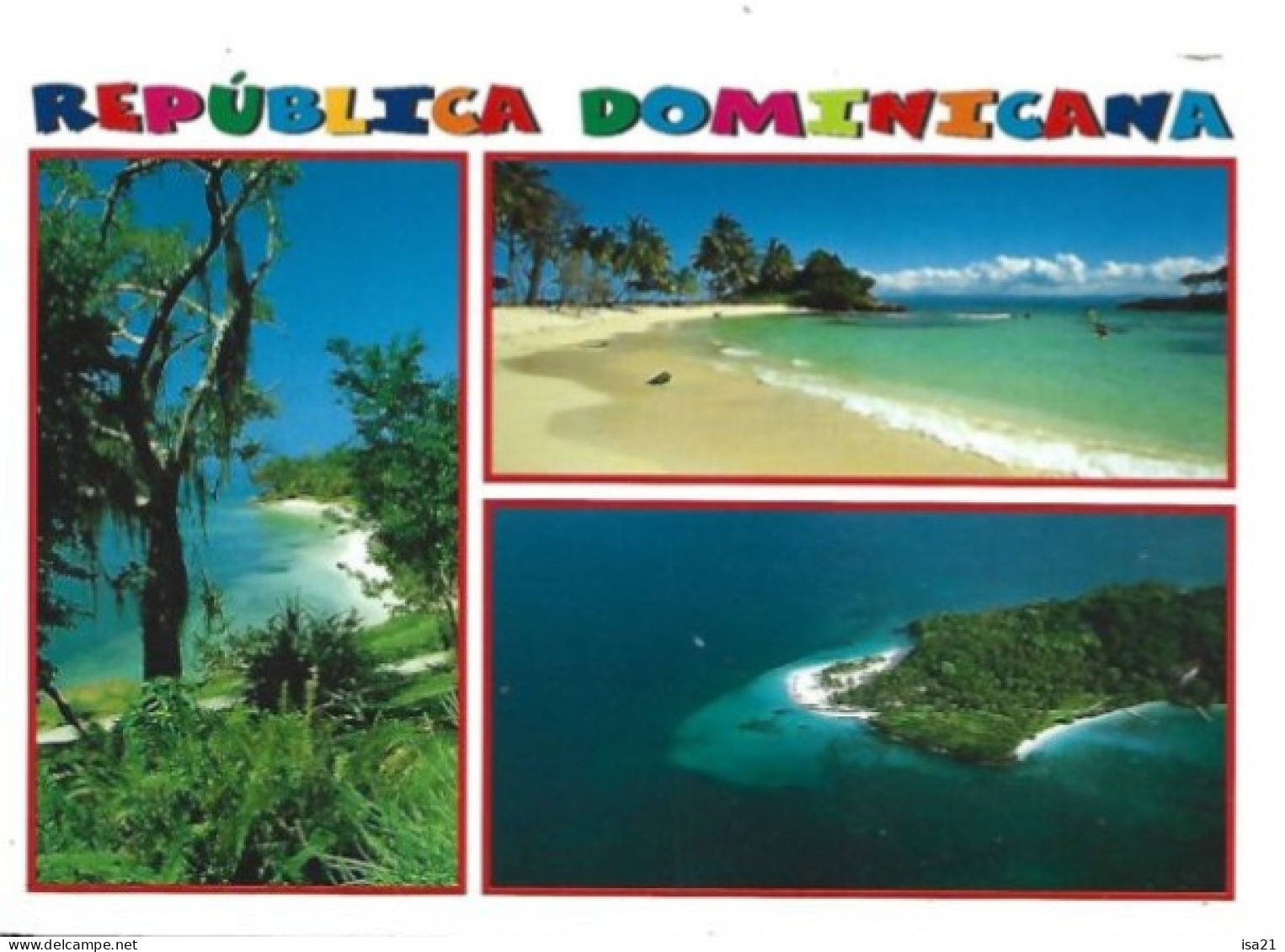 Carte Postale: Grand Format: REPUBLICA DOMINICANA: Vues Diverses De La Mer. - Dominican Republic