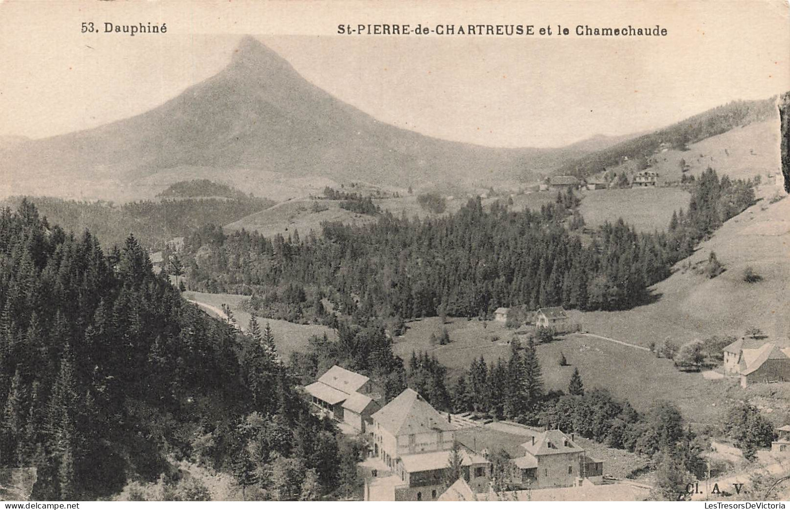 FRANCE - Uriage - Dauphiné - Saint Pierre De Chartreuse Et Le Chamechaude - Carte Postale Ancienne - Uriage