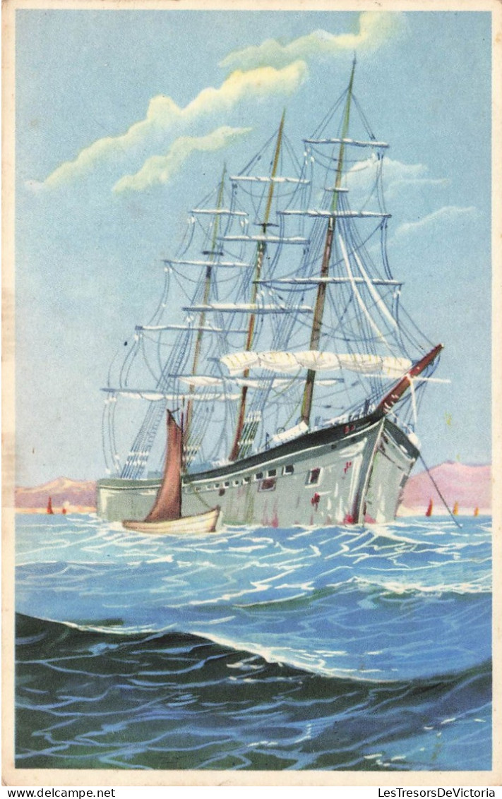 TRANSPORT - Bateau - Bateau à Voiles - Tableau - Cartes Postales Anciennes - Segelboote