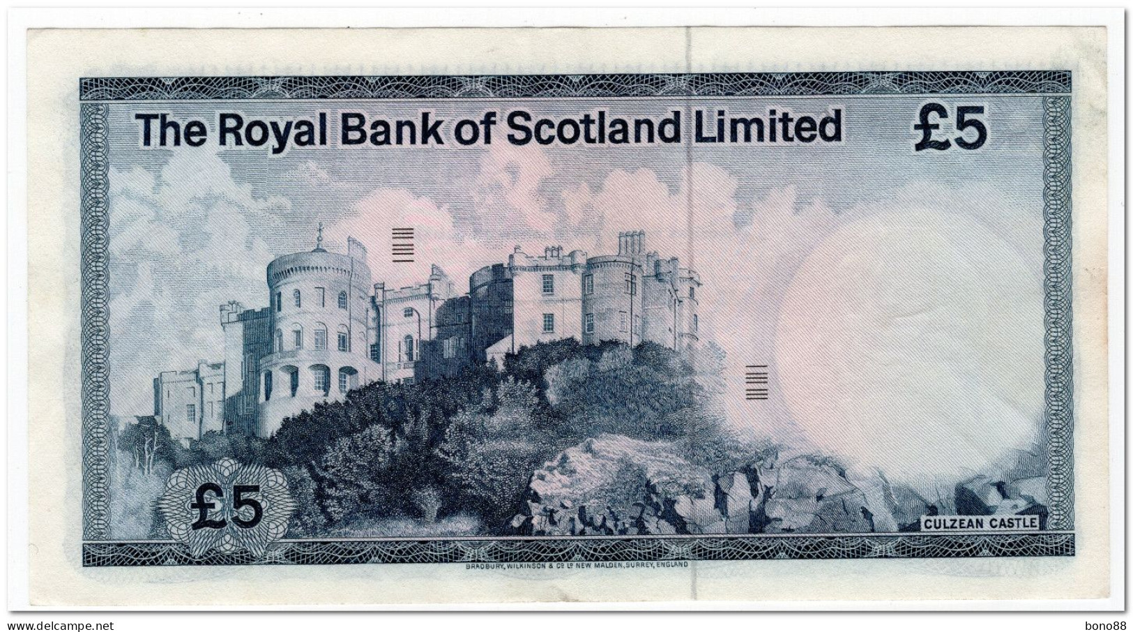 SCOTLAND,THE ROYAL BANK OF SCOTLAND LIMITED,5 POUNDS,1976,P.337,XF - 5 Pond