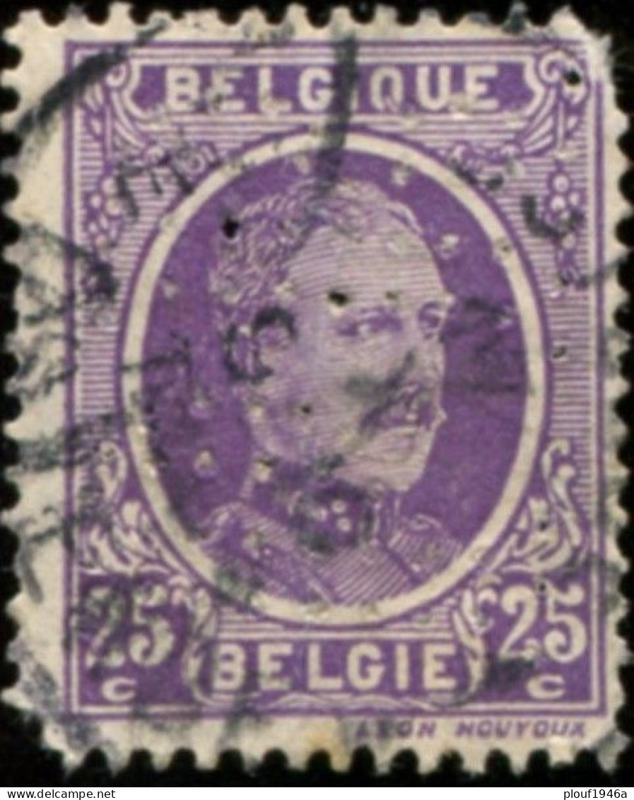 COB  198 (o)  Perfin / Perforé - 1909-34