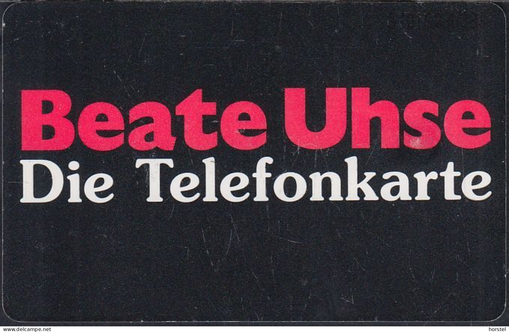 GERMANY S06/94 Beate Uhse - Die Telefonkarte - S-Series: Schalterserie Mit Fremdfirmenreklame