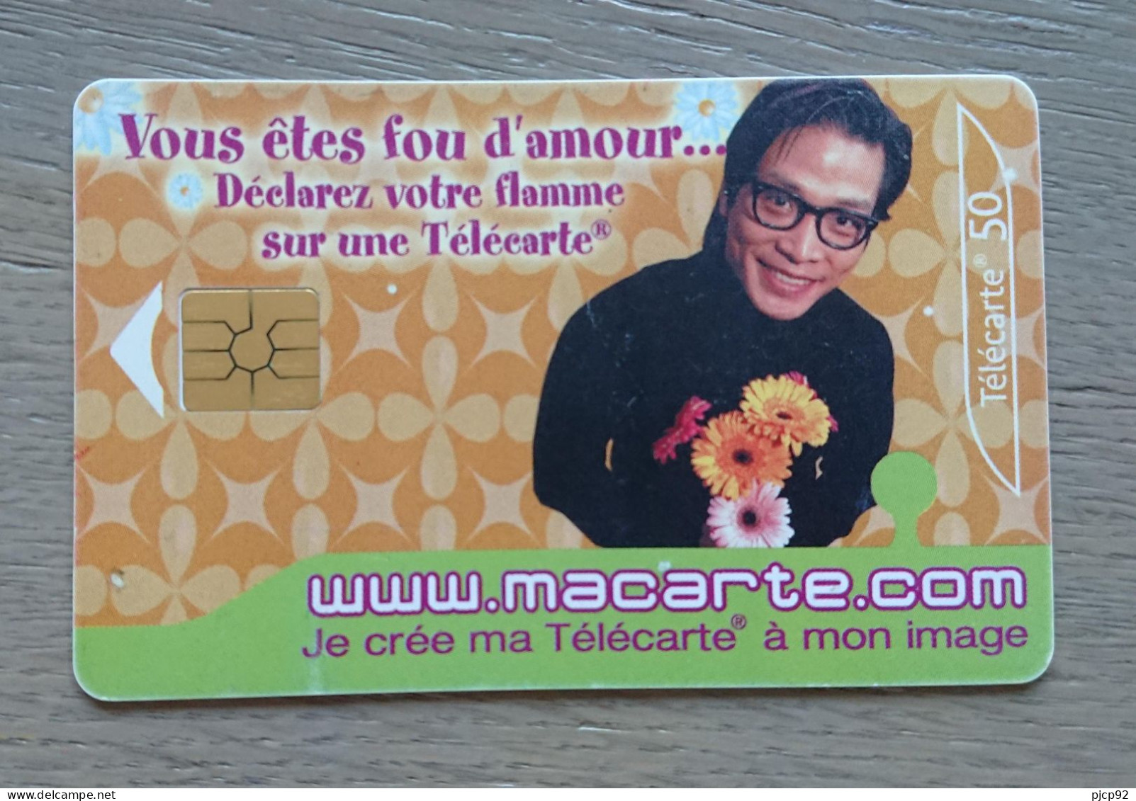 France - 2001 - Télécarte 50 Unités -  WWW.MACARTE.COM Vous êtes Fou D'amour... - 2001