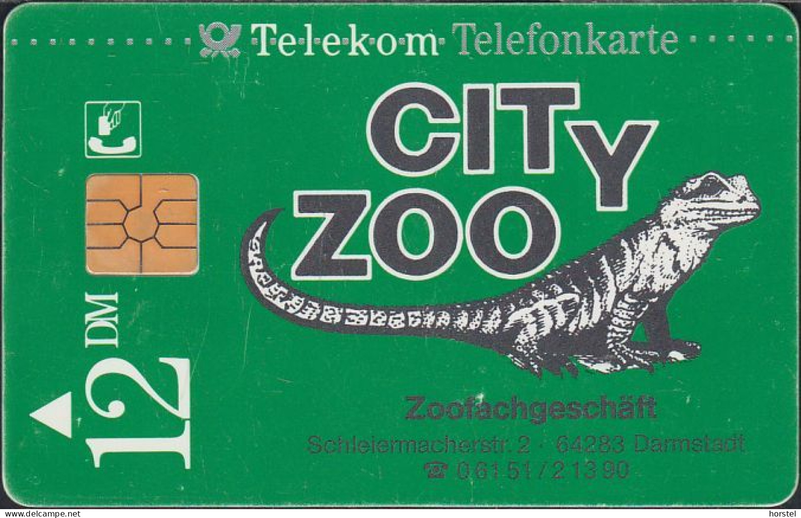 GERMANY S10/94 City Zoo - Frosch - Frog - Saurier - S-Series: Schalterserie Mit Fremdfirmenreklame