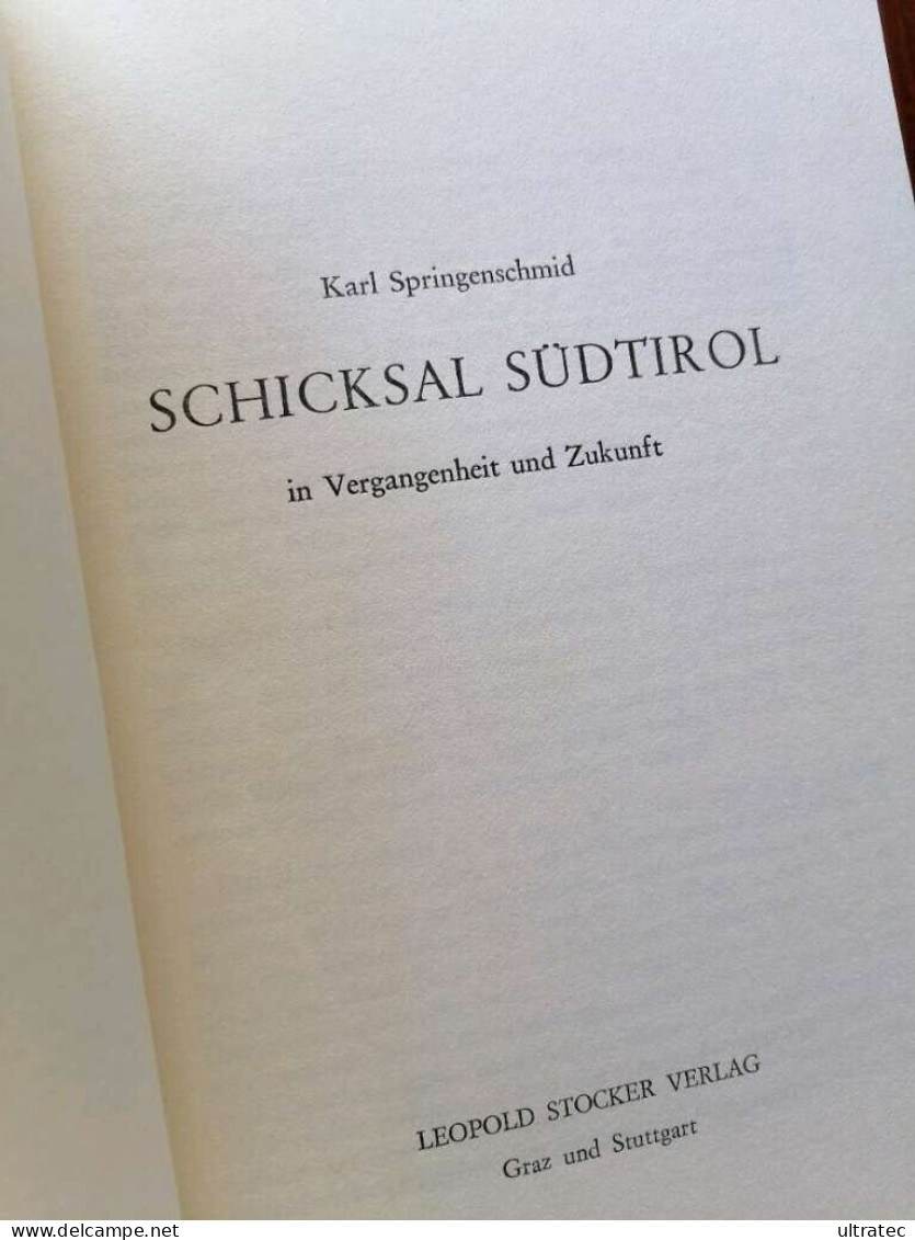 "Schicksal Südtirol" Buch Geschichte Tirol - Politique Contemporaine