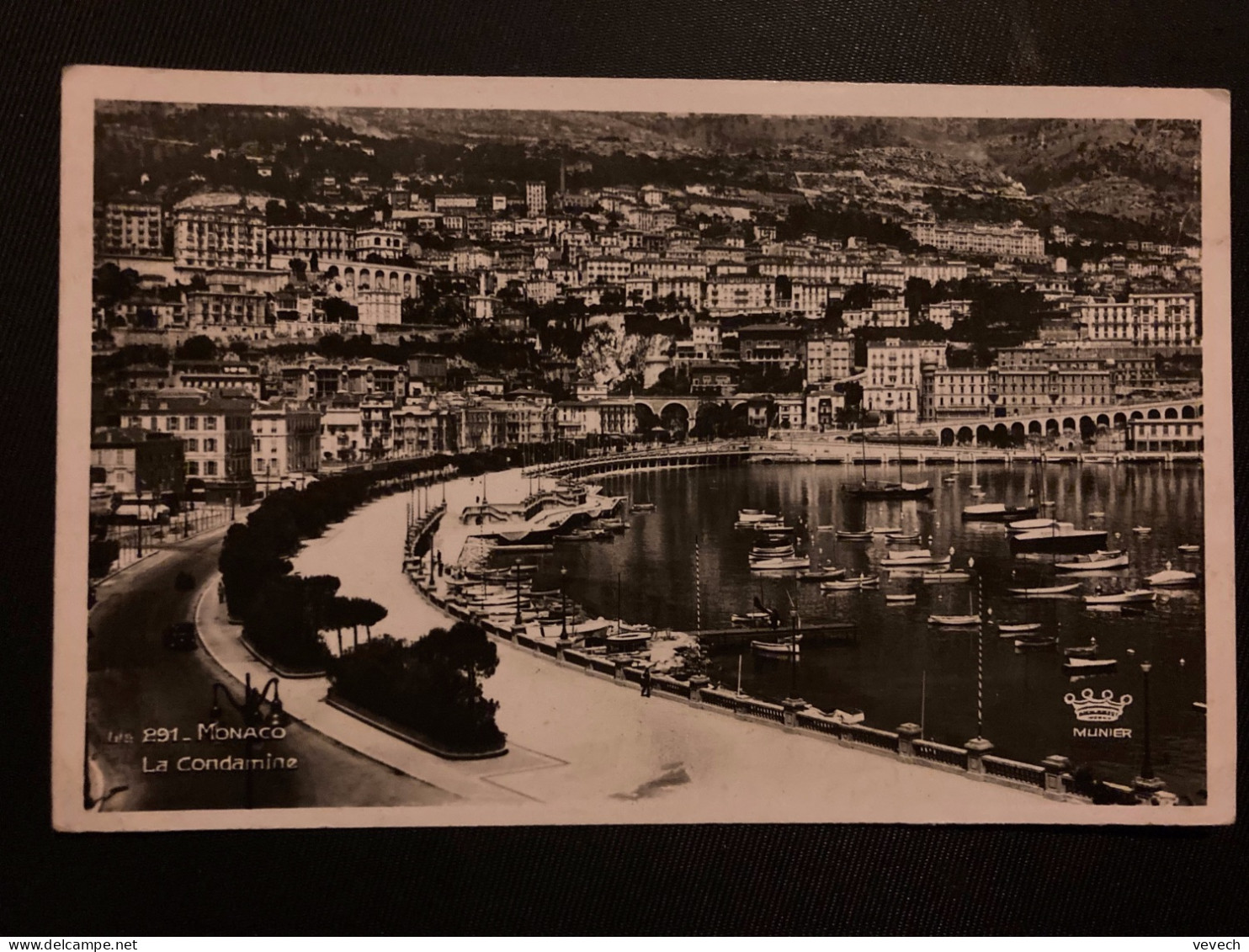 CP TP 3F OBL.MEC.16 VIII 47 MONTE-CARLO MONACO SPTbre 1947 CHAMPIOt EUROPE DE NATATION - Storia Postale