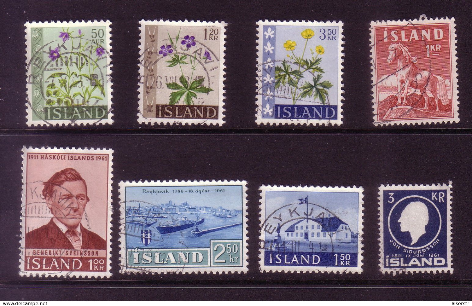 Icland Small Lot 1960s - Used Stamps