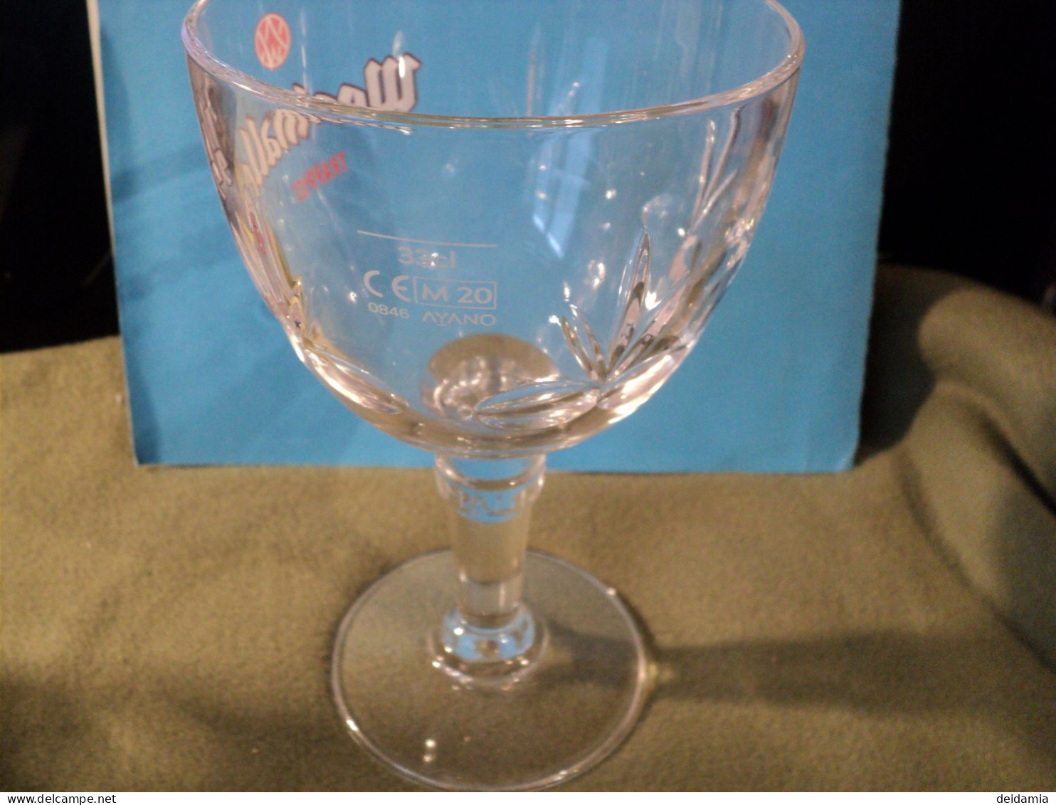 VERRE A BIERE WESTMALLE TRAPPIST. 33 CL. VERRE TAILLE - Glasses
