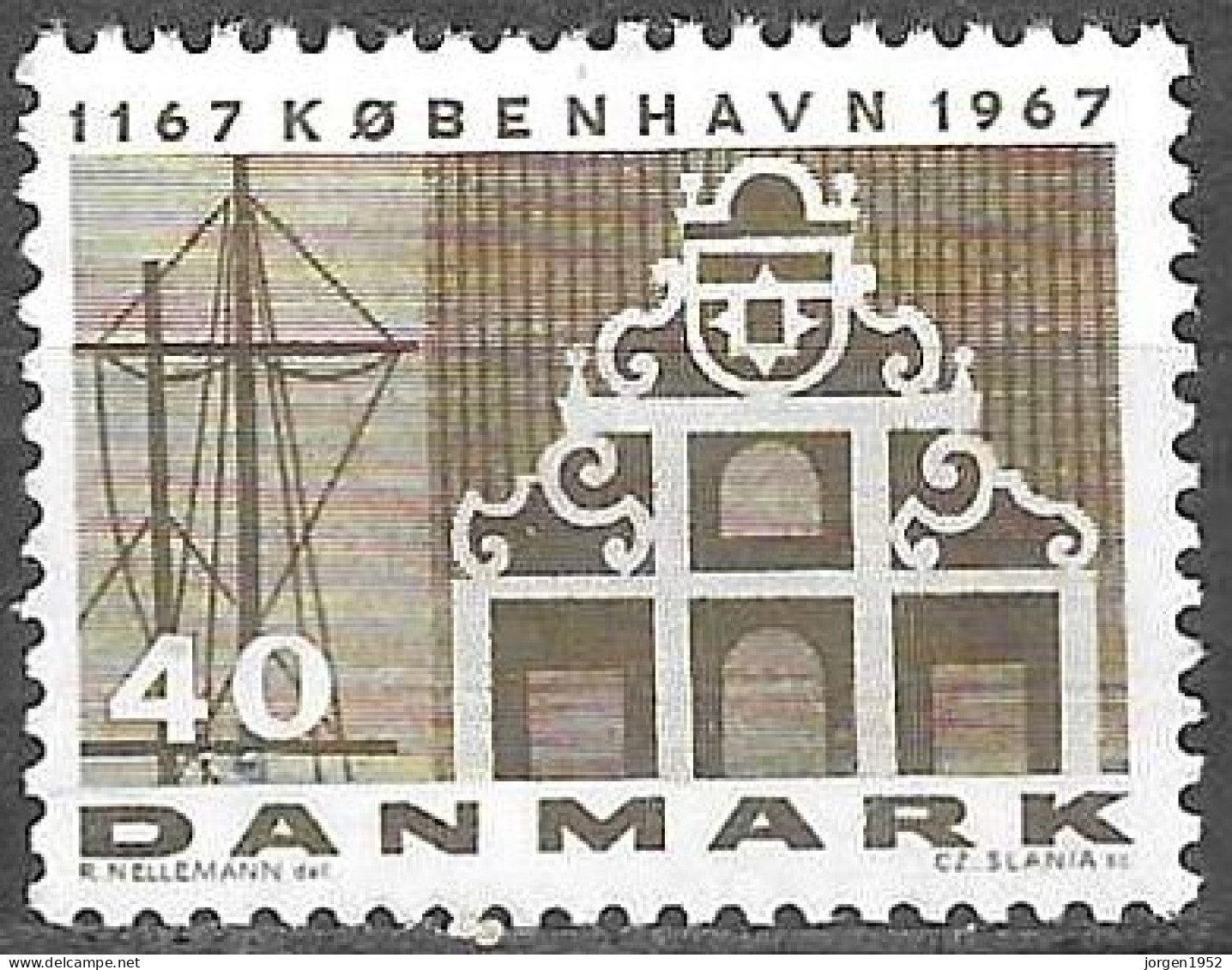 DENMARK # FROM 1967 STAMPWORLD 456A** - Nuevos