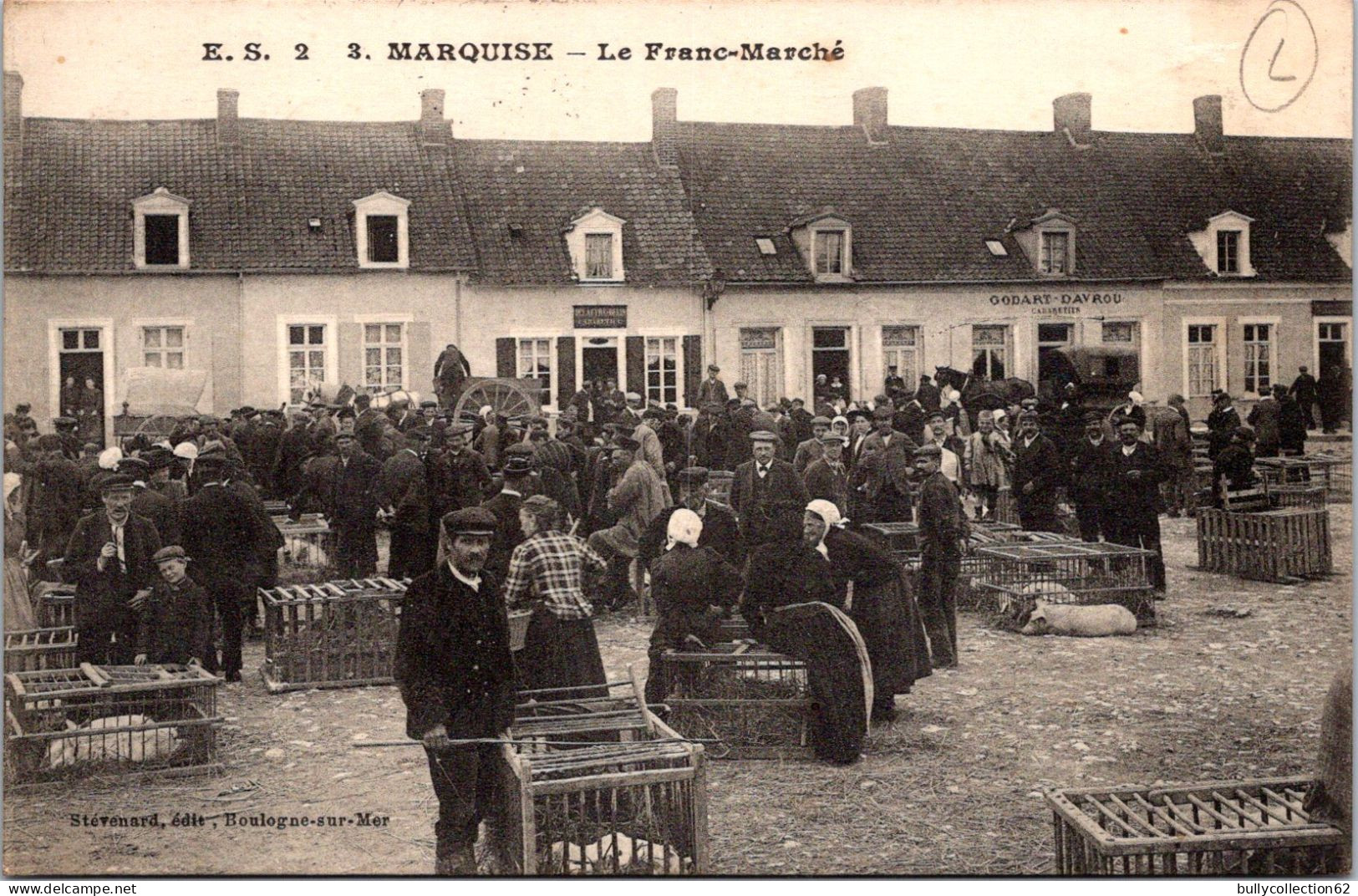 CPA - SELECTION  -  MARQUISE  -  Le Franc Marché - Marquise